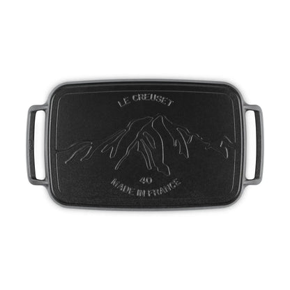 Parrilla Rectangular Lisa Alpine Outdoor 40 cm Matte Black Le Creuset-Parrillas