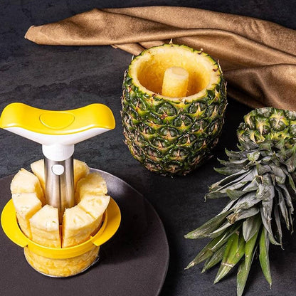 Pelador & Cortador Piña Acero Inoxidable Vacuvin2#Sin color