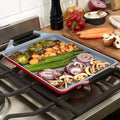 Plancha Asadora Ecofundis 37x25cm Oroley1#Rojo