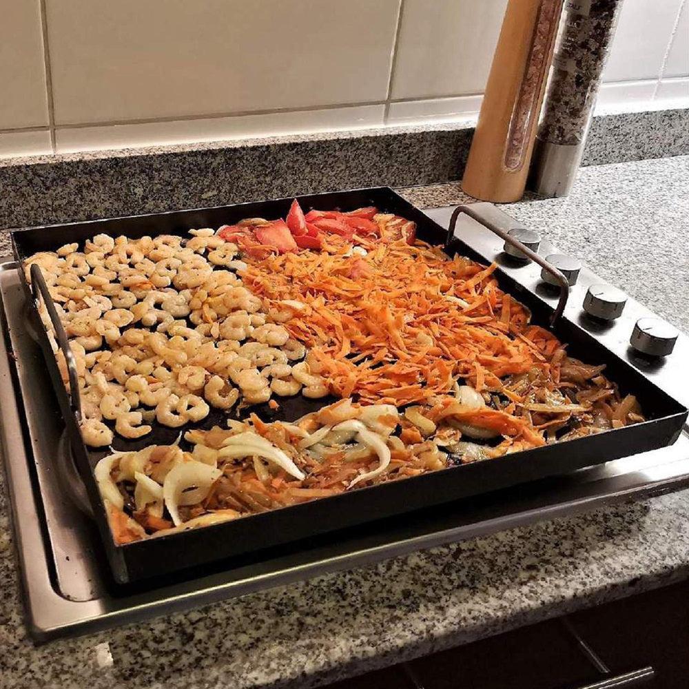 Plancha Churrasquera 50x50 Cm Kas6#Gris