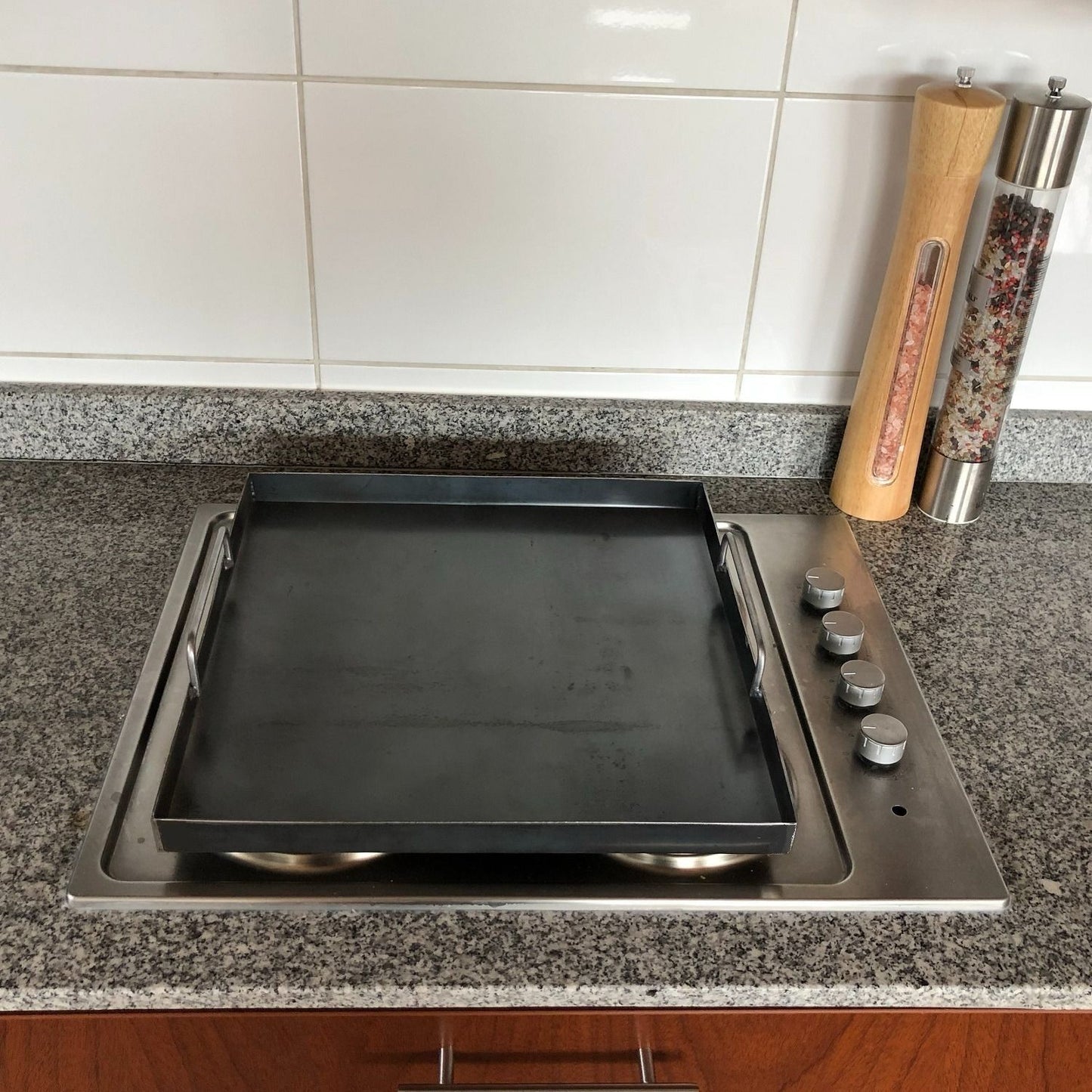 Plancha Churrasquera 50x50 Cm Kas1#Gris