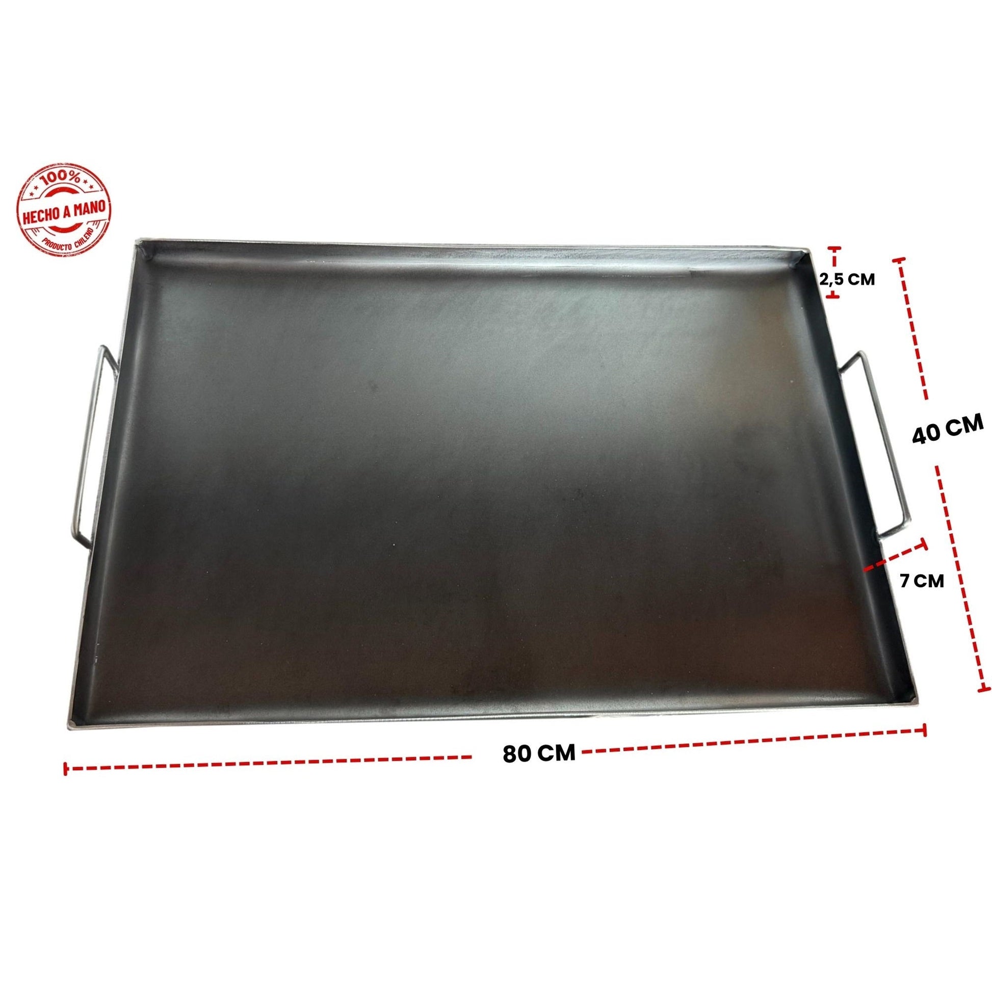 Plancha Churrasquera 80x40 Cm Tamaño Profesional Kas Chile3#undefined