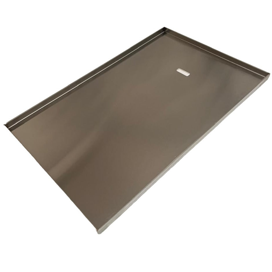 Plancha De Acero Inoxidable Para Parrilla y Cocina - Rectangular 39x49 Kinggrill2#Plata