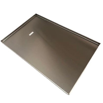 Plancha De Acero Inoxidable Para Parrilla y Cocina - Rectangular 31x49 Kinggrill2#Plata