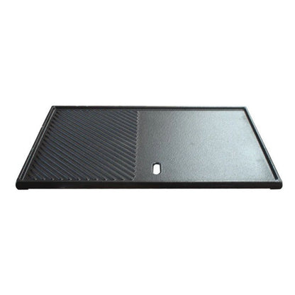 Plancha De Hierro Fundido Para Parrilla y Cocina - Rectangular 31x48 Kinggrill1#Negro