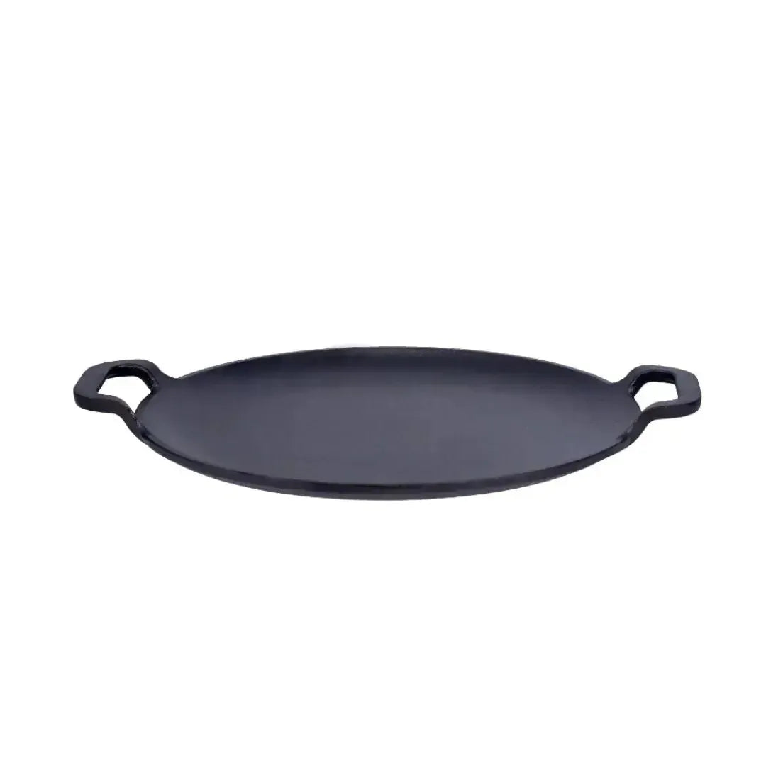 Plancha para Pizza 25 cm Doble Asa Precurada Victoria-Planchas de Hierro