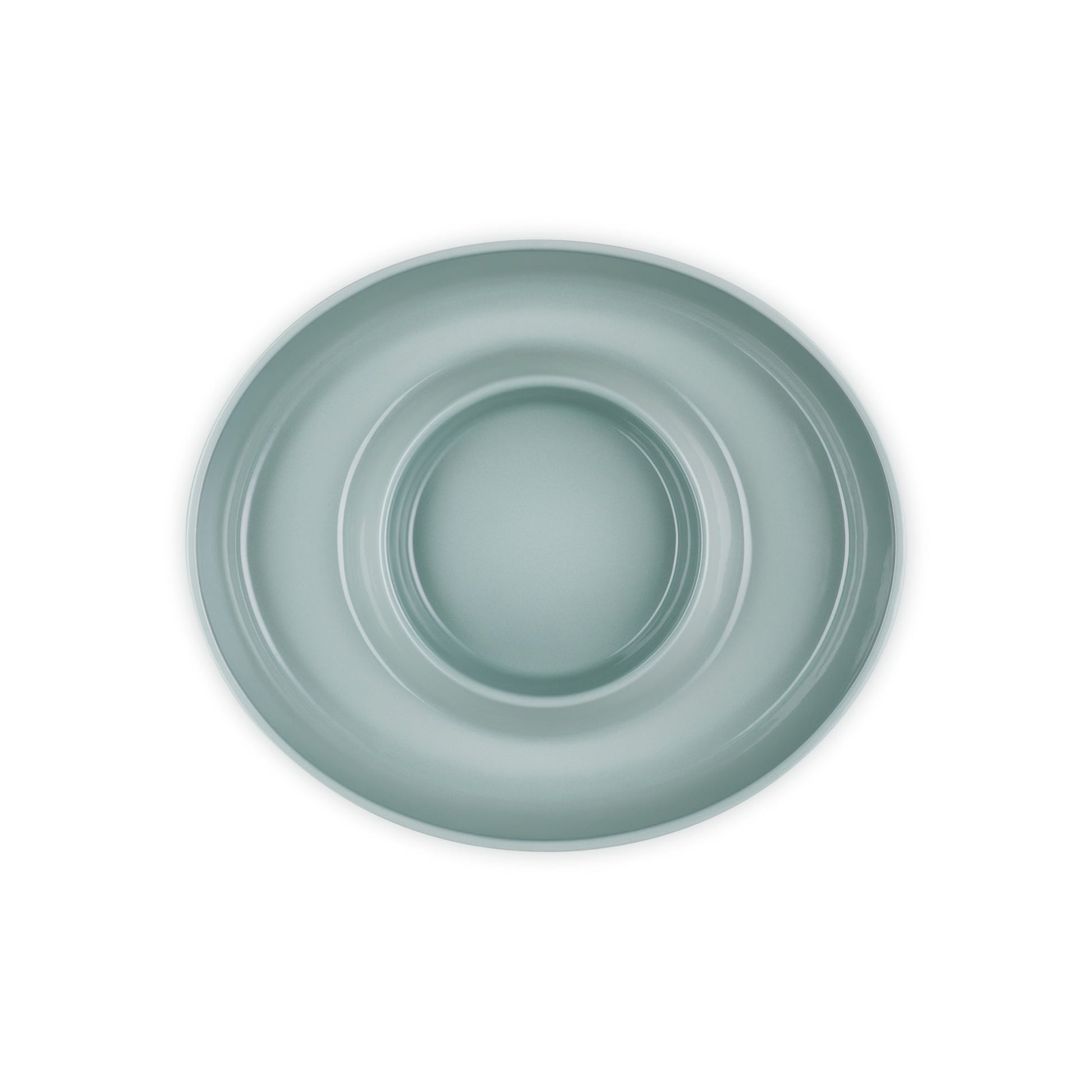 Plato Chip & Dip 34 Cm Sea Sealt Le Creuset3#Sin color