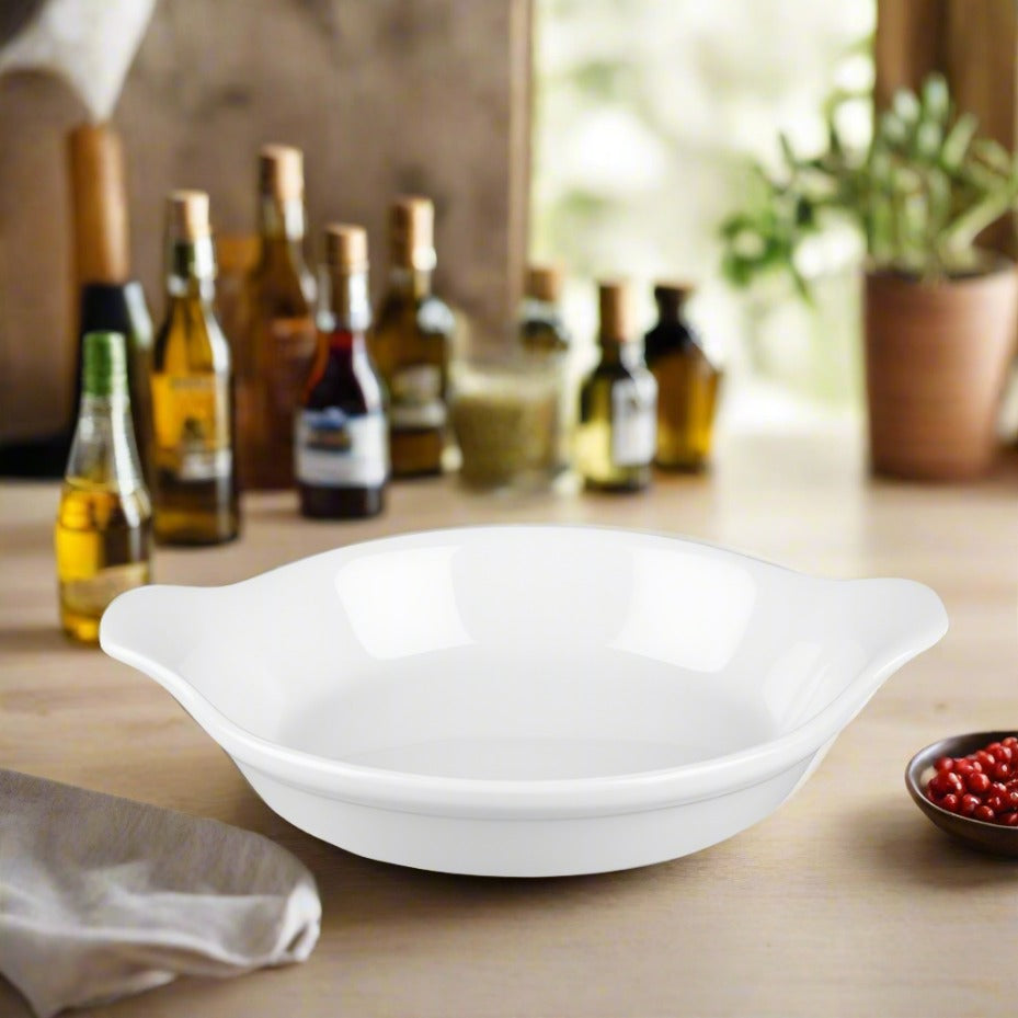 Plato Gratin 15 Cms Churchill1#Blanco