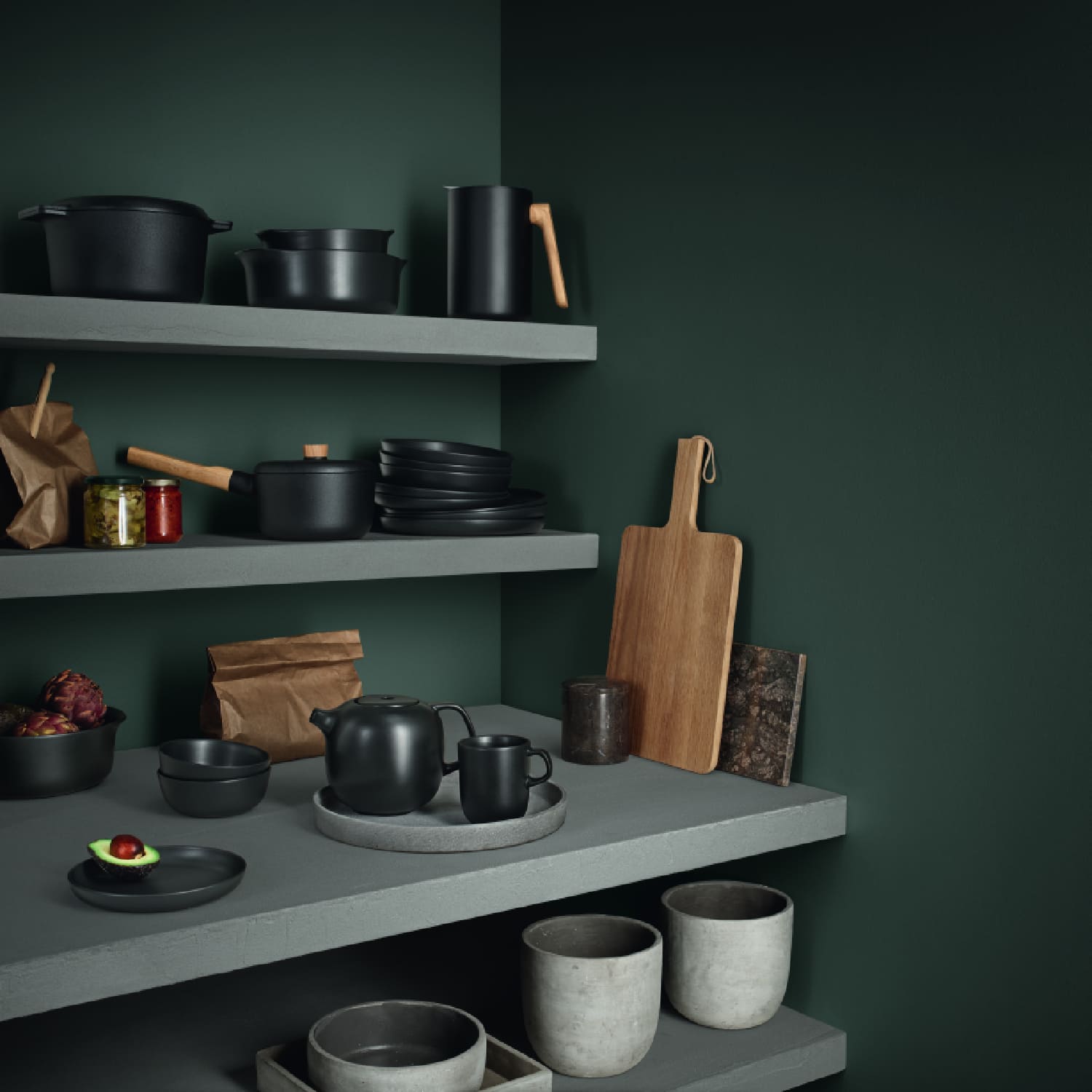 Plato Cocina Nordica Ø17 cm Eva Solo2#Negro
