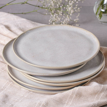 Set 6 Platos De Fondo Latte Aires Deco Home1#Beige