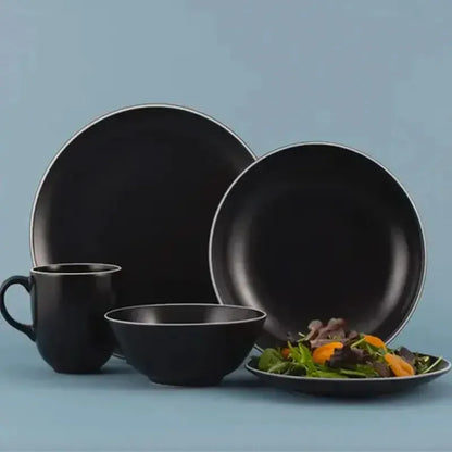 Plato Ensalada Classic Collection Negro 21cms Mason Cash-Platos