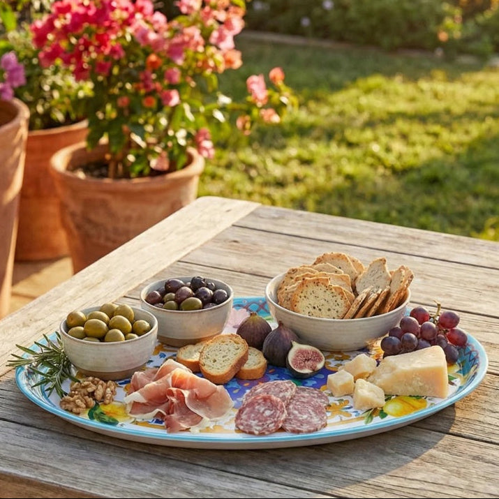 Plato para Servir Flower&Lemon 50 cms Guzzini-Platos