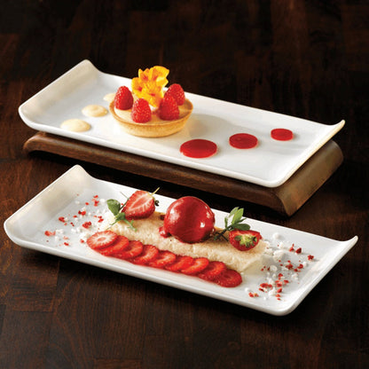 Plato Rectangular Blanco 17 Cms Churchill2#Blanco