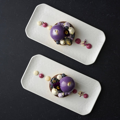 Plato Rectangular Blanco Sin Borde 26 Cms Churchill2#Blanco