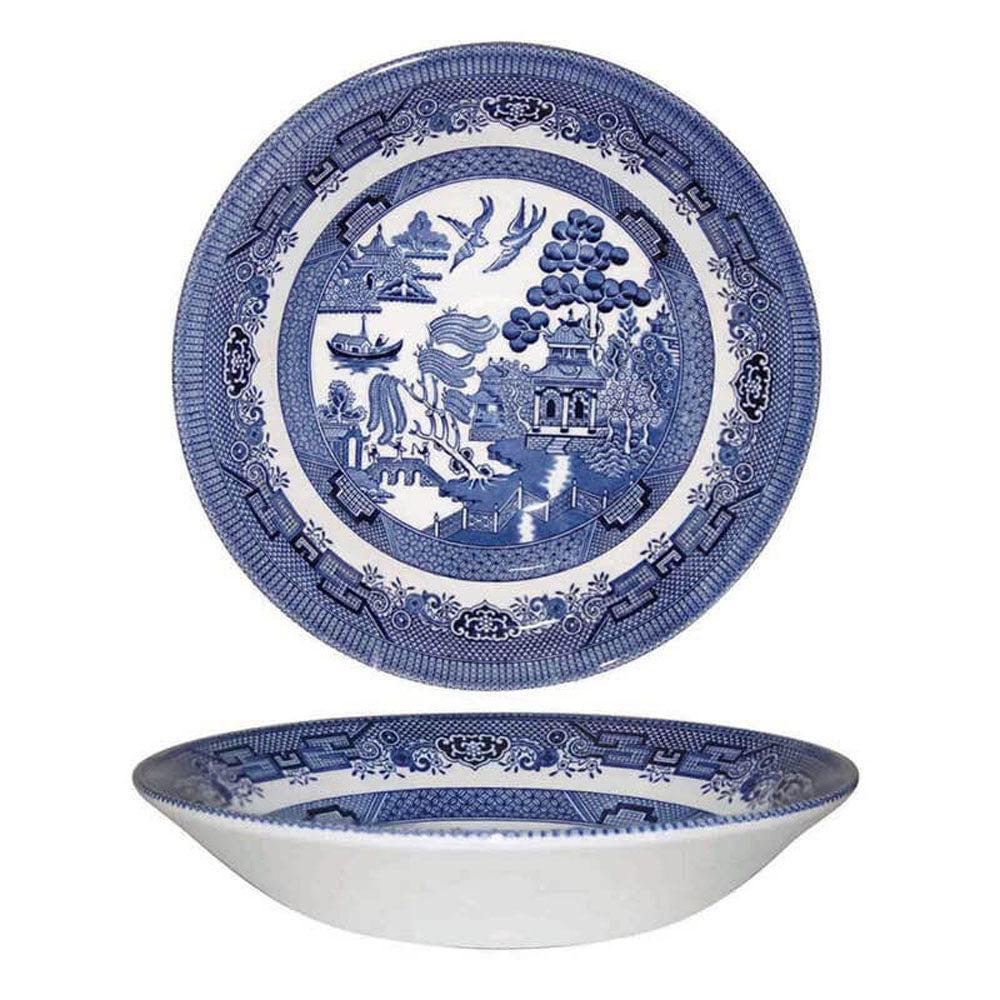 Plato Sopa Blue Willow 20cms Churchill1#Azul