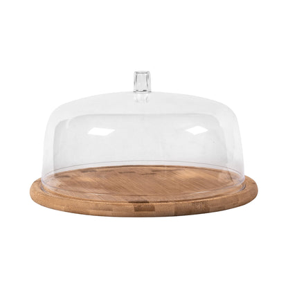 Porta Torta Con Tapa Bambú 27,5 Cm Ou2#Sin color