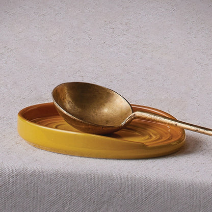 Reposa Cuchara Ovalado Le Creuset2#Amarillo