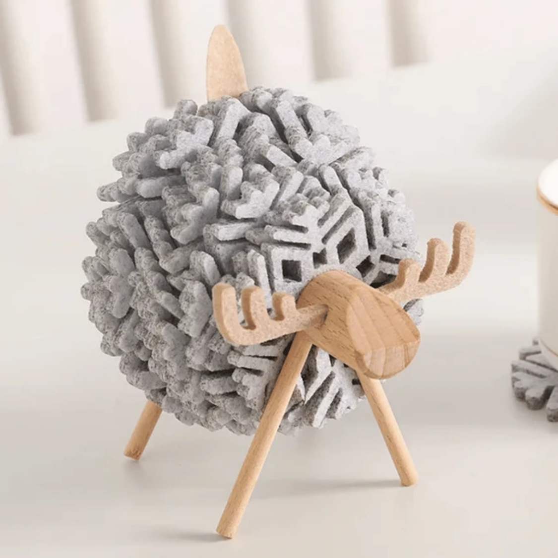 Posavasos Con Soporte Reno Santú Home & Deco4#Gris