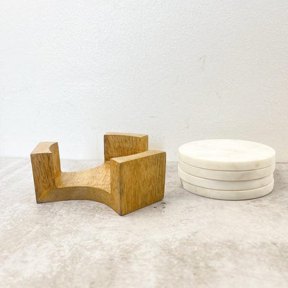 Set Posavasos Mango Concepto MK4#Blanco