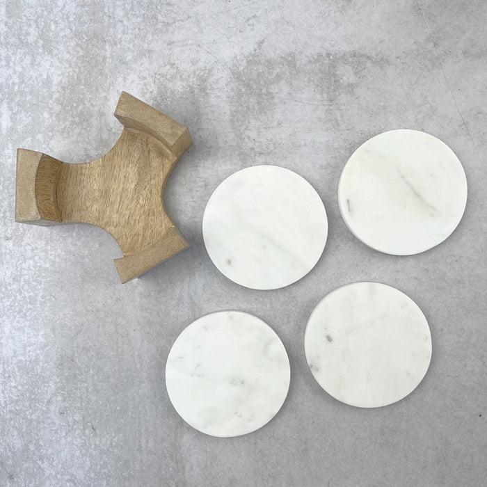 Set Posavasos Mango Concepto MK5#Blanco
