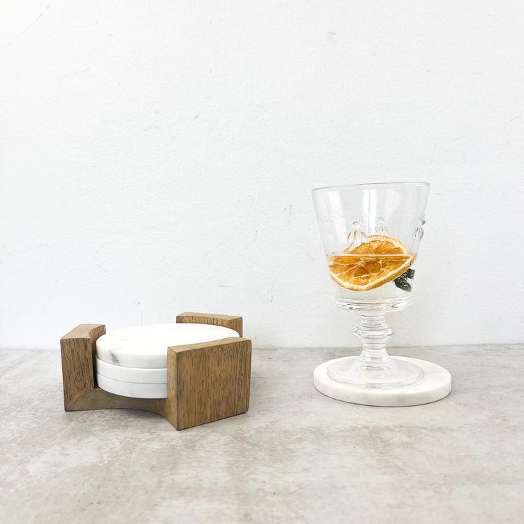 Set Posavasos Mango Concepto MK1#Blanco
