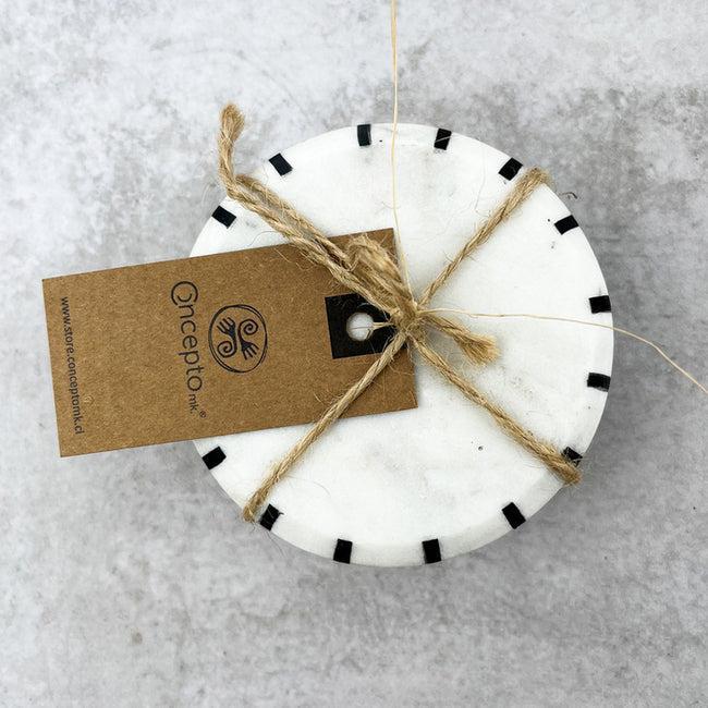 Posavasos Rayitas Concepto MK2#Blanco