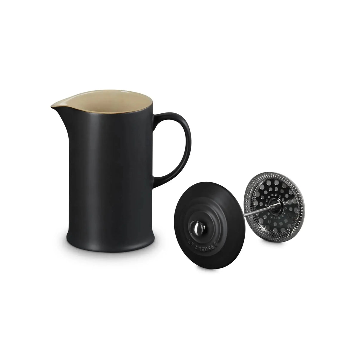 Prensa Francesa 1 L Matte Black Le Creuset-Cafeteras de Prensa Francesa