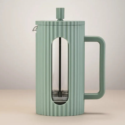 Prensa Francesa Cafetera Amalfi 600 ml Verde Claro Oroley2#Verde claro sutil