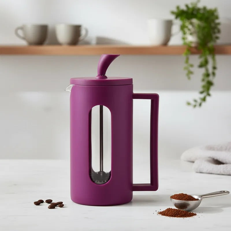 Prensa Francesa Cafetera Roma 600 ml Berenjena Oroley1#Púrpura