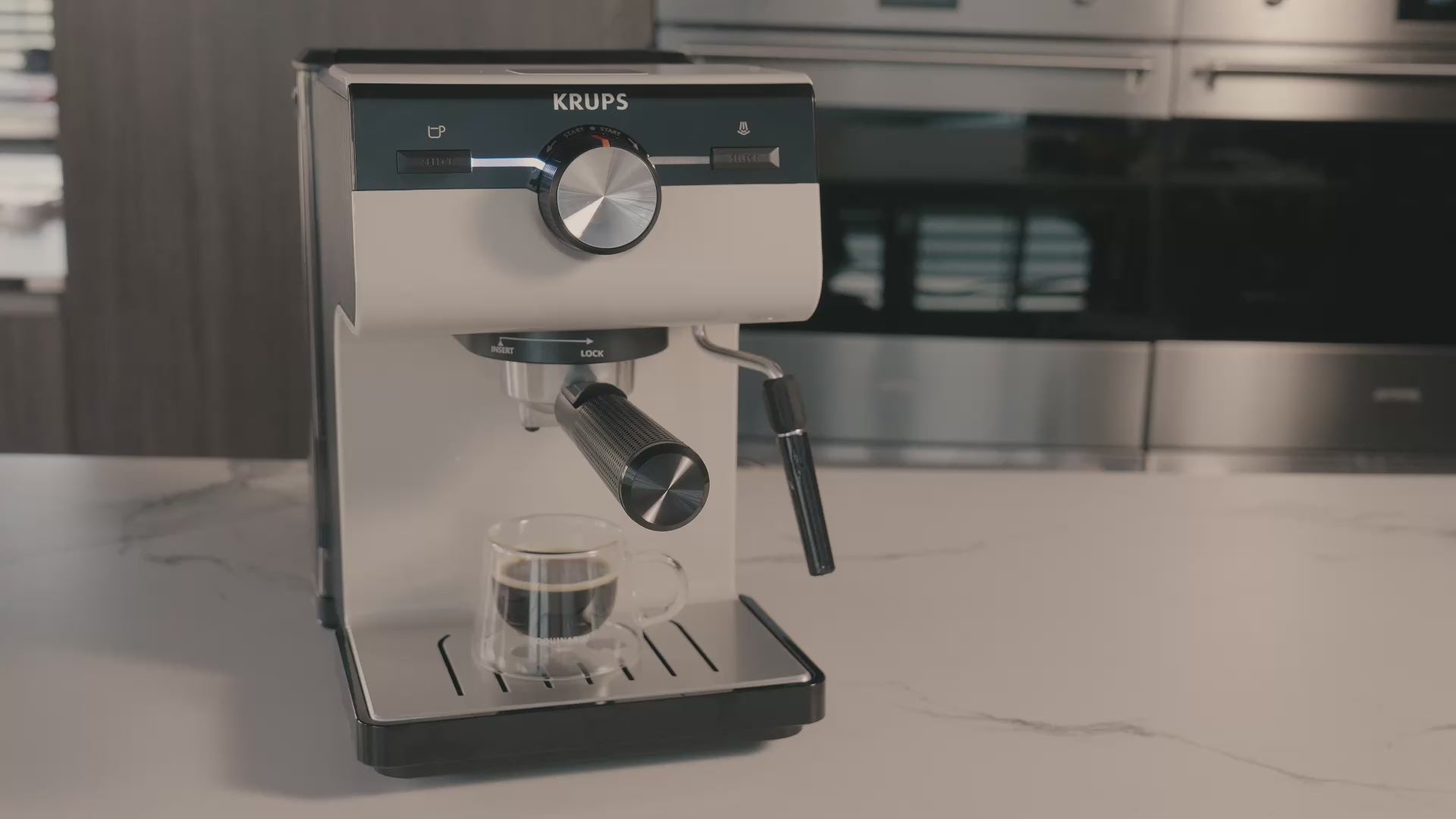 Cafetera Espresso Authentic Gris Krups6#Gris