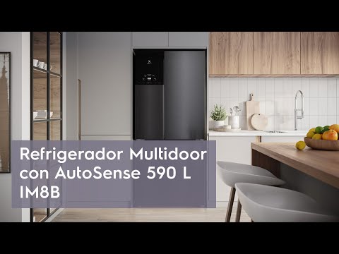 Refrigerador 590 Lts No Frost 3 Puertas Inverter IM8B Electrolux11#Negro