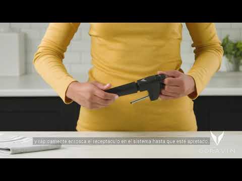 Dispensador Vino por Copas Pivot Coravin5#Negro