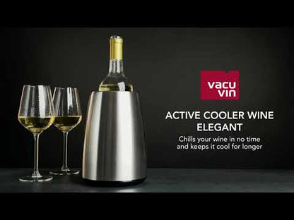 Enfriador de Champagne Elegant Acero Inoxidable Vacuvin6#Gris