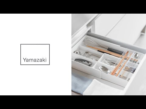Organizador Cubiertos Extensible Yamazaki6#Blanco