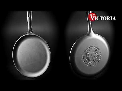 Panquequera Hierro Fundido 26 cm Precurada Victoria11#Negro