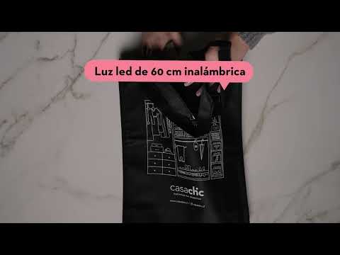 Luz Led inalámbrica 30 Cm CasaChic2#Gris