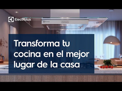 Campana Isla 90 cm Efficient Luz LED CE9IX Electrolux6#Acero
