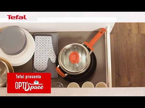 Bateria de cocina Acero Inoxidable Optispace 6 PCS Tefal13#Acero