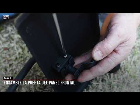 Parrilla Tennessee Carbón con Termómetro BBQ Grill12#Negro