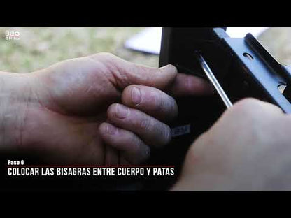 Parrilla Giorgia 3 Quemadores + Quemador Lateral BBQ304GCQL BBQ Grill2#Negro