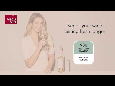 Bomba y Tapón de Vacío Loop para Vino Vacuvin15#Arena