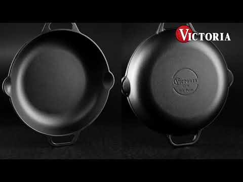 Sartén Paellera 33 cm Curado Victoria11#Negro
