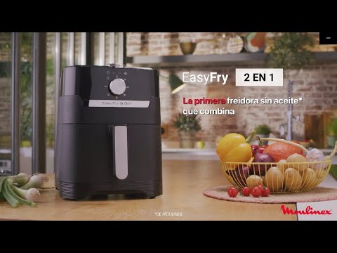 Freidora De Aire Easy Fry & Grill Mecánica 4.2 Lts Moulinex2#Negro