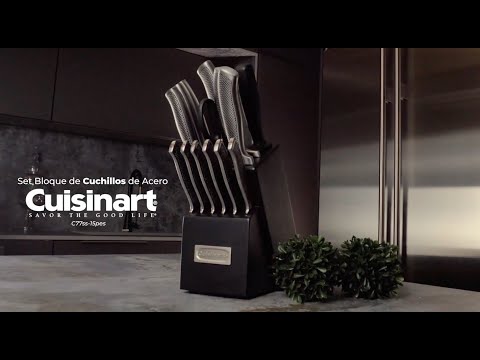 Set Cuchillos Con Mango Acero Inoxidable 15 Pzs C77SS-15PK Cuisinart2#Plateado