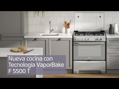 Cocina a Gas 5 Platos VaporBake Triple Llama F 5500 T Fensa13#Acero