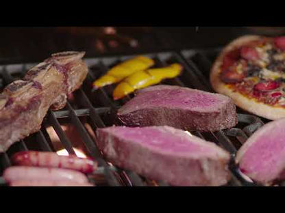 Parrilla Buffalo 4 Quemadores + Quemador Lateral BBQ401GCQLM + Funda incluida BBQ Grill2#Acero