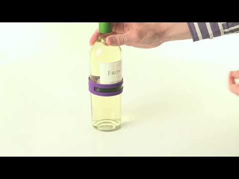 Termómetro Botellas Vino Snap Vacuvin7#Negro