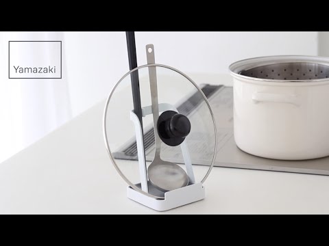 Soporte Cucharón y Tapa de Olla Yamazaki6#Blanco