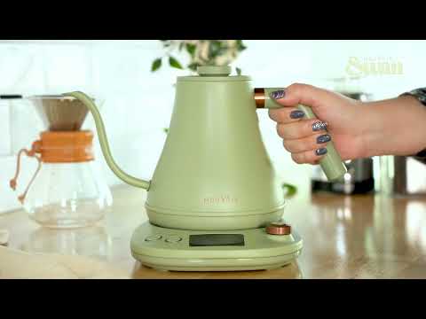 Hervidor Eléctrico con Control de Temperatura Inteligente Mouvair Swan7#Verde
