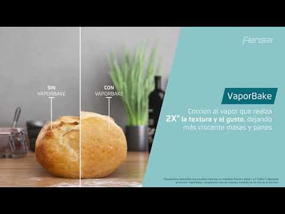 Cocina a Gas 5 Platos VaporBake F 6000 T Fensa9#Negro